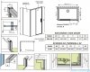 Radaway Idea Black Kds kabina prysznicowa 100x90 prawa czarny mat/szkło przejrzyste 10115100-54-01R/10117090-01-01 